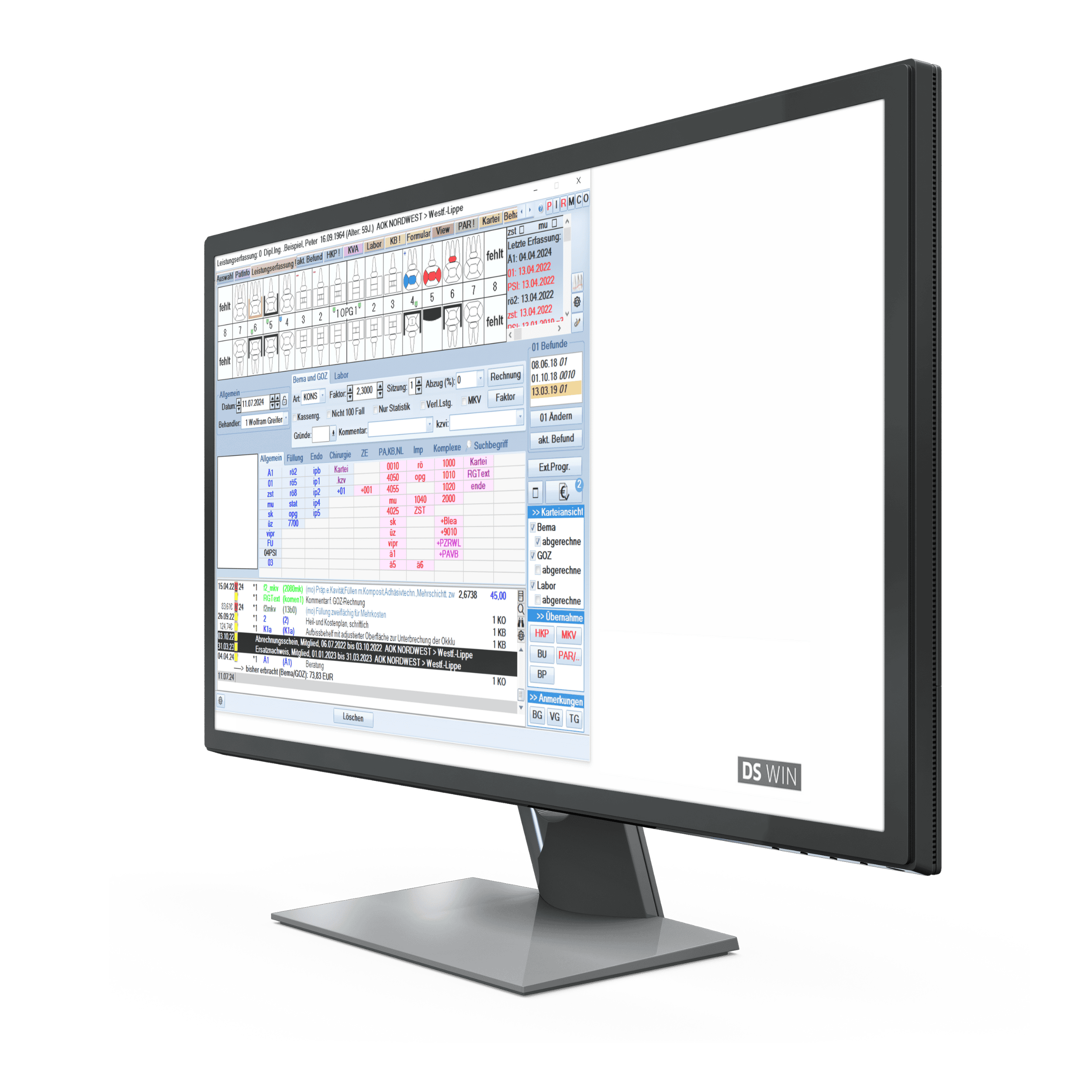 DS-Win-Pro marktführende Zahnarzt-Software