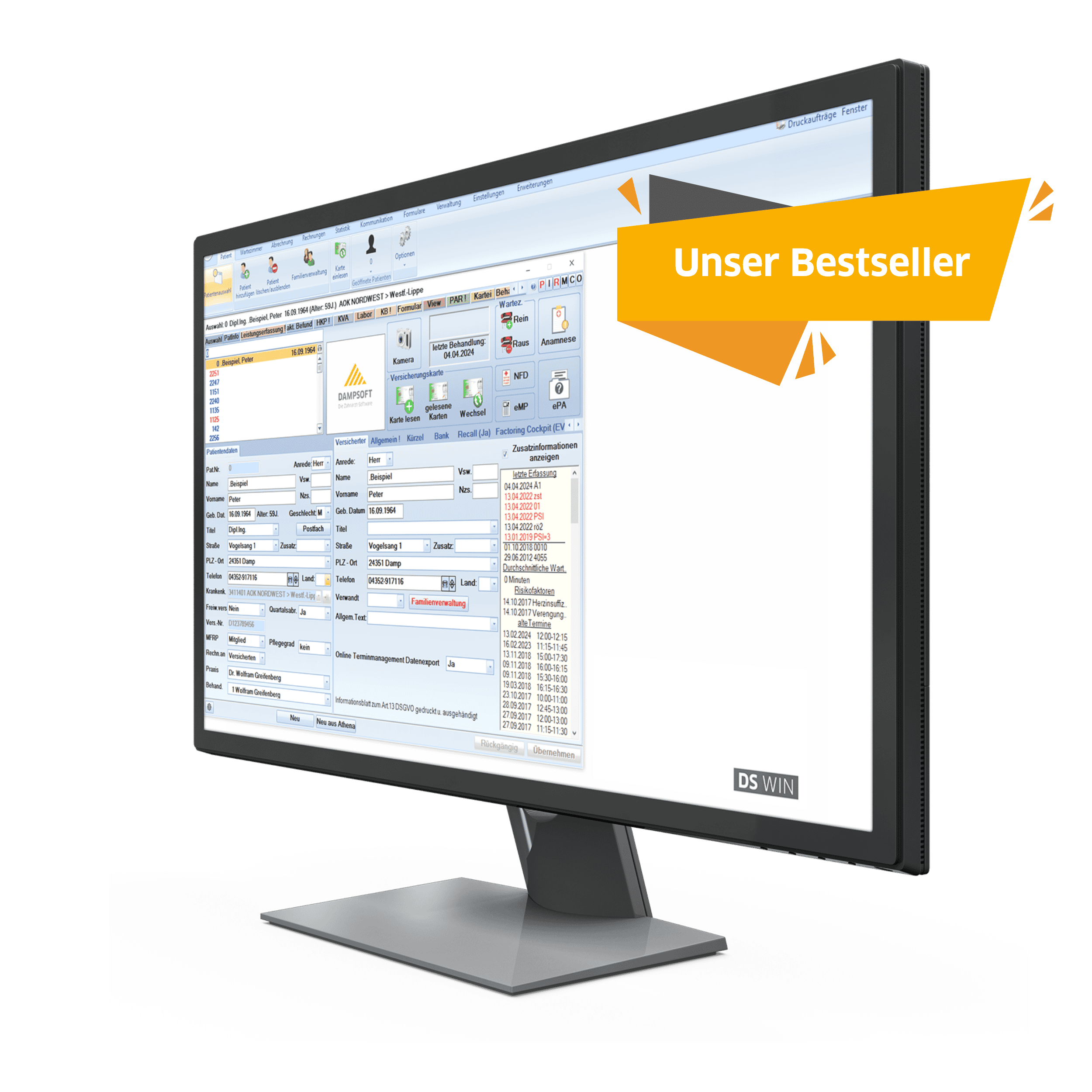 DS-Win-Pro marktführende Zahnarzt-Software