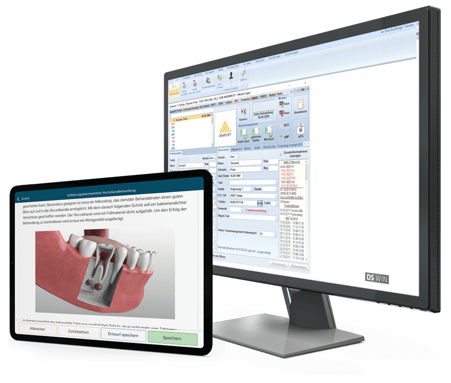 DS-Win-Pro marktführende Zahnarzt-Software